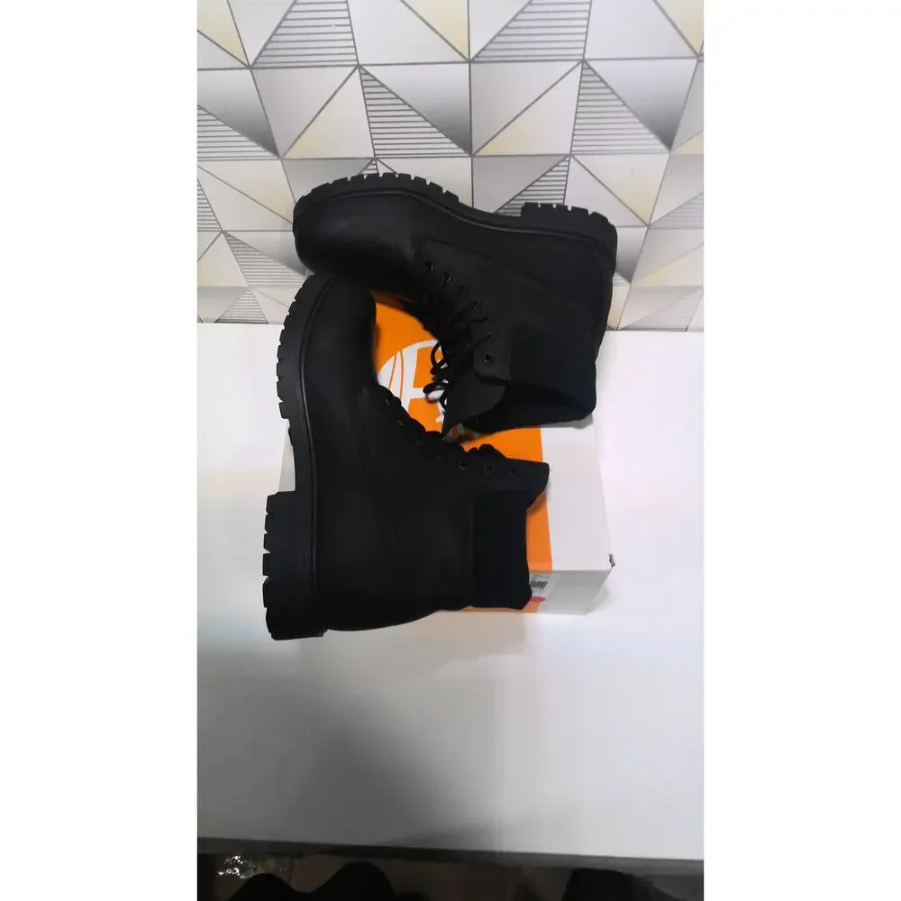 Timberland 25 6-Inch Waterproof Boots Men’s 10.5 Black TB0A6CH6 W02 New Box